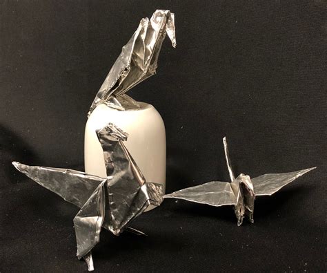 sheet metal origami|metal origami craft.